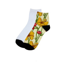 Weihnachtsgeschenk 22cm Frauen Polyester Ankles Sublimaiton Socken